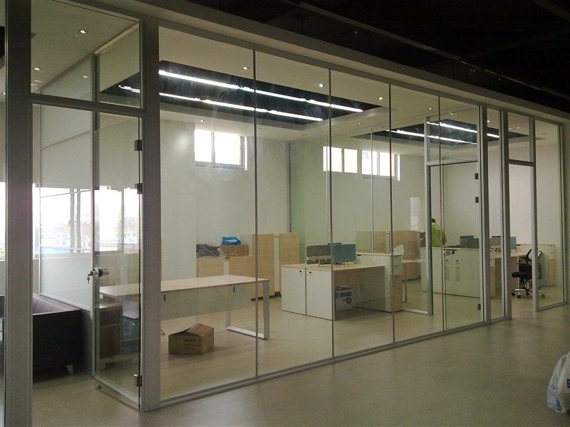 辦公玻璃隔斷展示